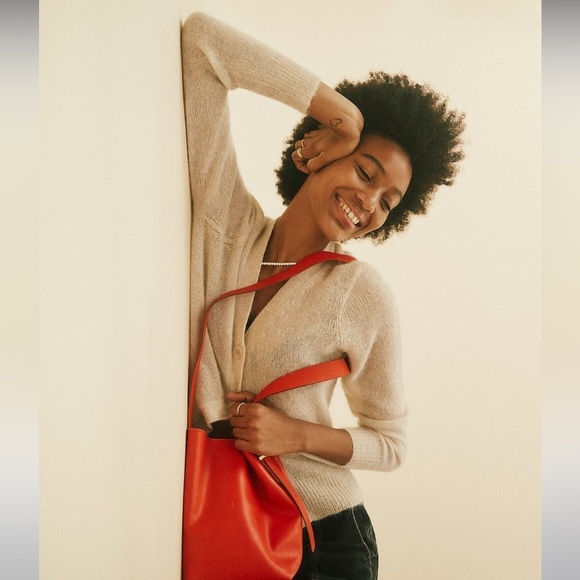 Madewell Alpaca-Blend V-Neck Cardigan - Picture 2 of 10